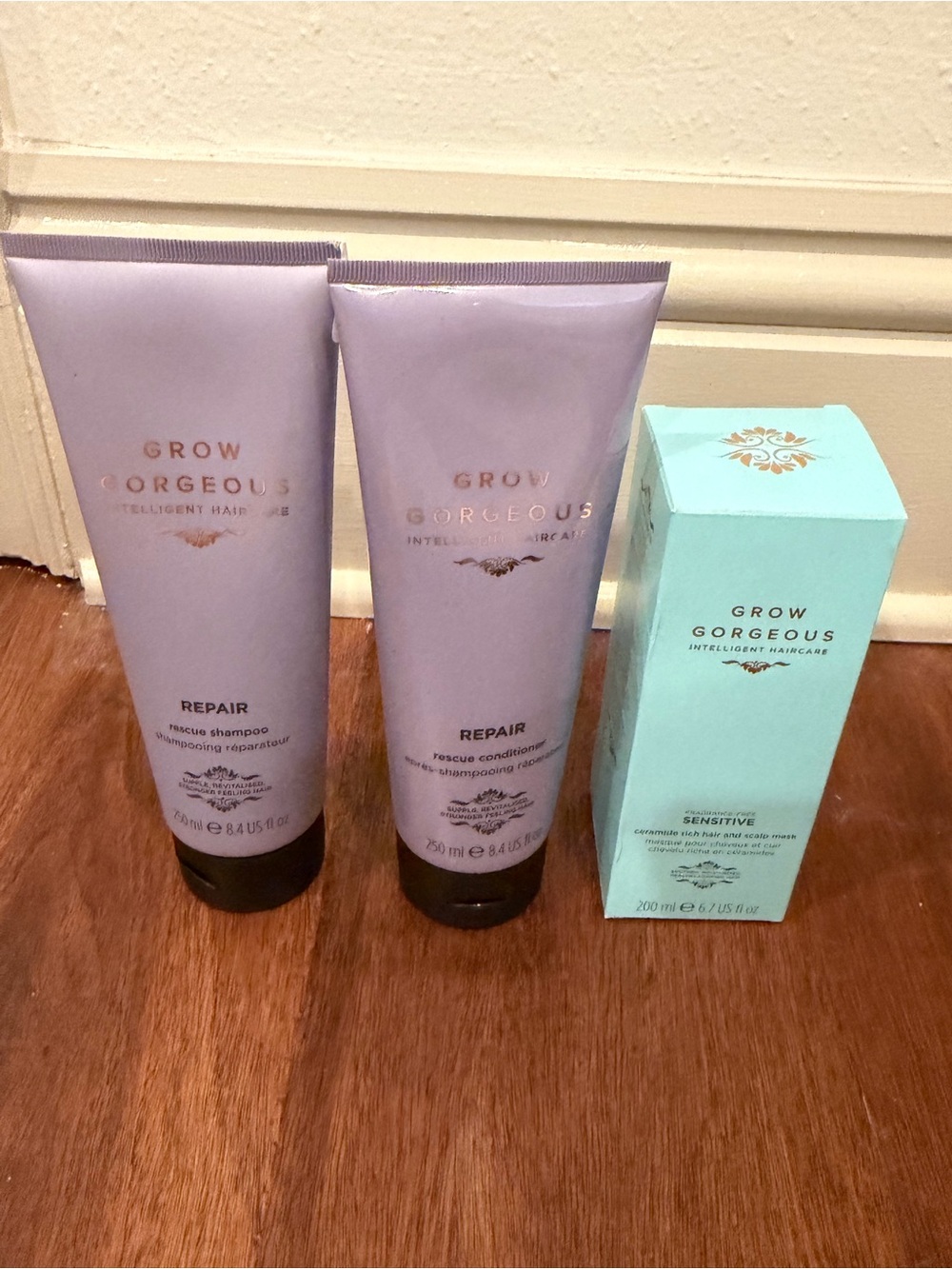 Grow gorgeous shampoo/conditoner/scalp mask
